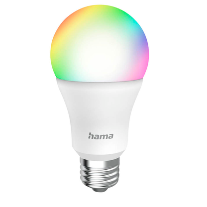 Artikelbild 2 für hama LED-Lampe Smarte WLAN E27 9 W für Sprach-/App-Steuerung, 1 St., Artikelnummer 461977