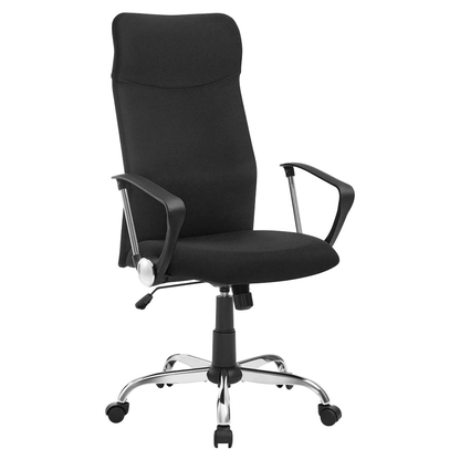 Artikelbild für SONGMICS Bürostuhl, OBN034B01 Stoff schwarz, Gestell silber, Artikelnummer 262778