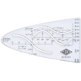 Artikelbild 1 für WEDO Parabelschablone transparent, Artikelnummer 816963