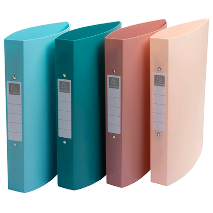 Artikelbild für Exacompta Skandi Ringbücher 2-Ringe farbsortiert 4,0 cm DIN A4, 12 St., Artikelnummer 680878