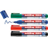 Artikelbild 1 für edding 360 Whiteboard-Marker farbsortiert 1,5 - 3,0 mm, 4 St., Artikelnummer 542985
