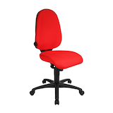 Artikelbild 1 für Topstar Bürostuhl Syncro Pro 5, S500 G21S Stoff rot, Gestell schwarz, Artikelnummer 350722