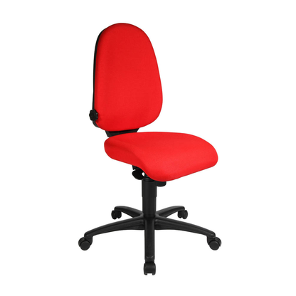 Artikelbild für Topstar Bürostuhl Syncro Pro 5, S500 G21S Stoff rot, Gestell schwarz, Artikelnummer 350722
