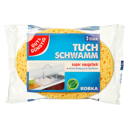 Artikelbild 4 für GUT&GÜNSTIG Tuchschwämme Naturfaser, 3 St., Artikelnummer 987964