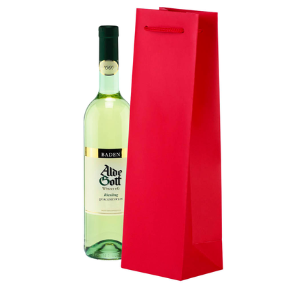 Artikelbild für VP Geschenktüten für Flaschen rot 11,0 x 36,0 cm, 25 St., Artikelnummer 501508