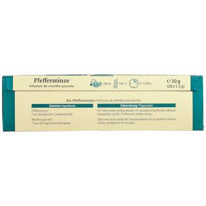 Artikelbild 3 für ALNATURA Pfefferminze Bio-Tee 20 Portionen, Artikelnummer 631749