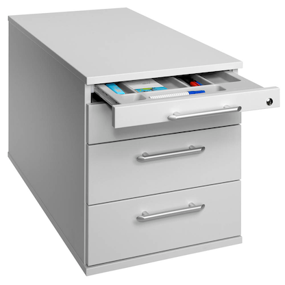 Artikelbild 8 für HAMMERBACHER Solid TC30 Rollcontainer lichtgrau 4 Auszüge 42,8 x 80,0 x 51,2 cm, Artikelnummer 293391