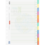 Artikelbild 1 für BRUNNEN Ordnerregister Recycling DIN A4 Vollformat blanko beige 12-teilig, 1 Satz, Artikelnummer 926384