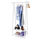 Artikelbild 1 für SONGMICS Kleiderständer HSR05W weiß Metall 87,5 x 155,0 cm, Artikelnummer 291494