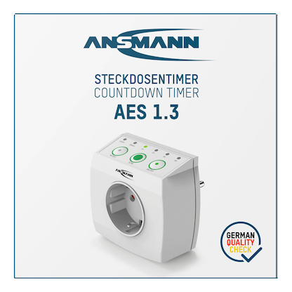 Artikelbild 15 für ANSMANN AES1.3 Timer-Steckdose weiß, Artikelnummer 629419