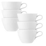 Artikelbild 1 für Seltmann Weiden Kaffeetassen M5389-Coup weiß 0,35 l, 6 St., Artikelnummer 629398
