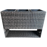 Artikelbild 1 für Garden Pleasure Pflanzkübel CAPPUCHINO Metall coffee rechteckig 82,0 x 60,0 cm, 1 St., Artikelnummer 380594