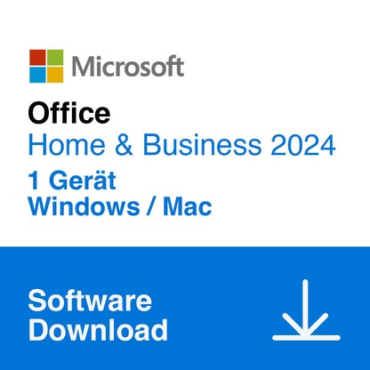 Artikelbild für Microsoft Office Home & Business 2024 Office-Paket Vollversion (Download-Link), Artikelnummer 552651