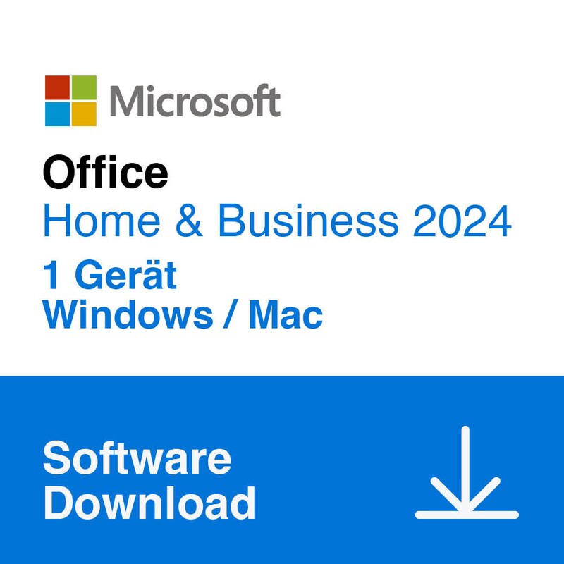 Microsoft Office Home & Business 2024 OfficePaket Vollversion