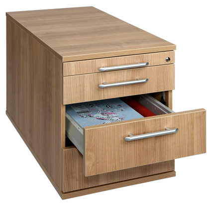 Artikelbild 5 für HAMMERBACHER Solid TC30 Rollcontainer nussbaum 4 Auszüge 42,8 x 80,0 x 51,2 cm, Artikelnummer 293528