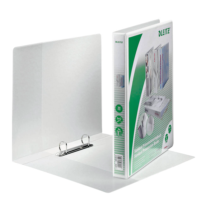 Artikelbild für LEITZ Präsentationsringbücher 2-Ringe weiß 3,7 cm DIN A4, 6 St., Artikelnummer 596015