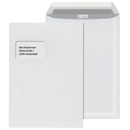 Artikelbild für ÖKI Versandtaschen DIN C4 mit Fenster weiß 250 St., Artikelnummer 516587