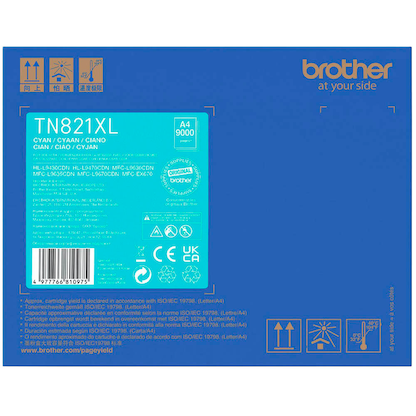 Artikelbild 5 für brother TN-821XL C cyan Toner, Artikelnummer 841314