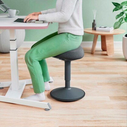 Artikelbild 10 für LEITZ Hocker Ergo Active 65440089 dunkelgrau, 1 St., Artikelnummer 401499
