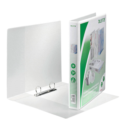 Artikelbild für LEITZ Präsentationsringbücher 2-Ringe weiß 4,4 cm DIN A4, 6 St., Artikelnummer 596023