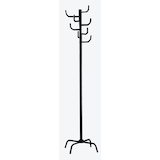 Artikelbild 1 für HAKU Möbel Kleiderständer 43100 schwarz Metall 8 Haken 37,0 x 180,0 cm, Artikelnummer 625703