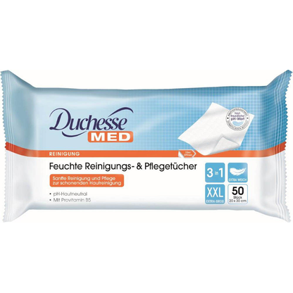 Artikelbild für Duchesse MED Feuchttücher 1-lagig weiß, 50 Tücher, Artikelnummer 483565