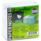 Artikelbild 1 für DURABLE Notizzettel lose weiß 9,0 x 9,0 cm, ca. 500 Blatt, 1 Pack, Artikelnummer 807529