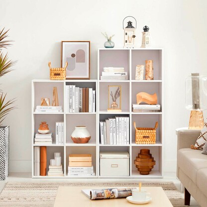 Artikelbild 7 für VASAGLE Bücherregal weiß 65,5 x 30,0 x 129,5 cm, 1 St., Artikelnummer 291728