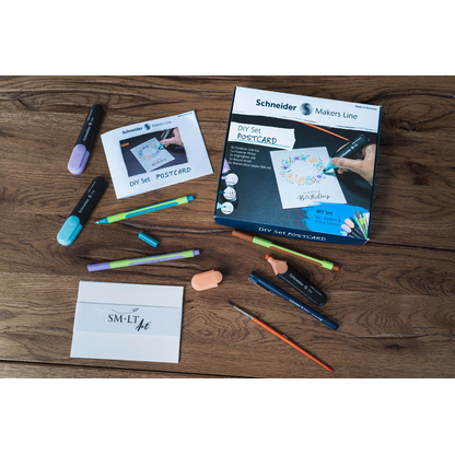 Artikelbild 2 für Schneider Postkarten weiß DIY Set, 1 Set, Artikelnummer 321996