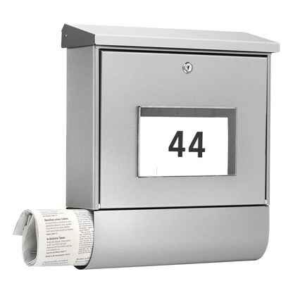 Artikelbild 4 für BURG WÄCHTER Briefkasten Malaga 75310 silber, Artikelnummer 503377