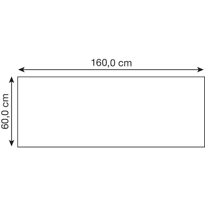 Artikelbild 2 für ith möbel Tischplatte platingrau rechteckig 160,0 x 60,0 x 2,5 cm, Artikelnummer 128179