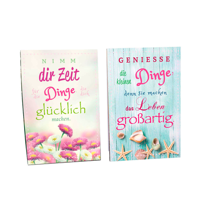 Artikelbild für LUMA Aufstellkarte Nimm dir Zeit... LU-AUFSTELLKARTE_03 Schrift DIN B6, 1 St., Artikelnummer 321097