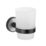 Artikelbild 1 für WENKO Zahnputzbecher Udine weiß/anthrazit, 1 St., Artikelnummer 807567