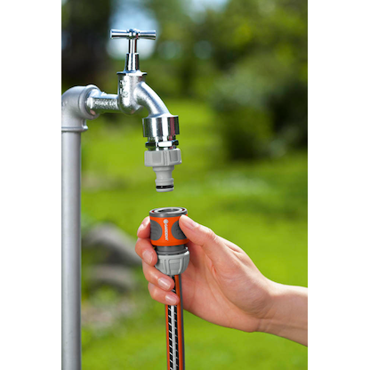 Artikelbild 3 für GARDENA Gartenschlauchverbinder Original GARDENA System 18215-20 13 mm (1/2 Zoll), 15 mm (5/8 Zoll) Wasseranschluss, 1 St., Artikelnummer 922714