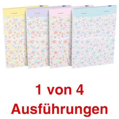 Artikelbild für OXFORD Notizblock GO Floral DIN A6 liniert, 1 St., Artikelnummer 591844