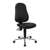 Artikelbild 1 für Topstar Bürostuhl Point 60, 8169G20 Stoff schwarz, Gestell chrom, Artikelnummer 434803