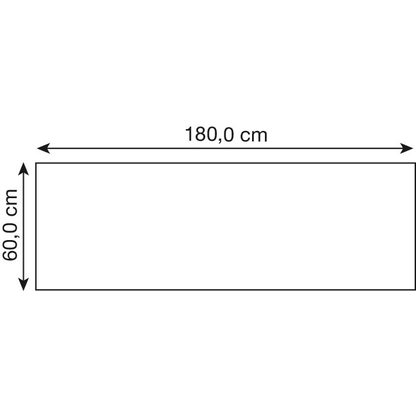 Artikelbild 2 für ith möbel Tischplatte platingrau rechteckig 180,0 x 60,0 x 2,5 cm, Artikelnummer 128068