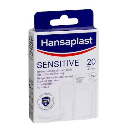 Artikelbild für Hansaplast Pflaster SENSITIVE 46041 weiß, 20 St., Artikelnummer 148709