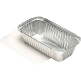 Artikelbild 1 für STARPAK Aluschalen mit Deckel silber 700 ml, 50 St., Artikelnummer 242893