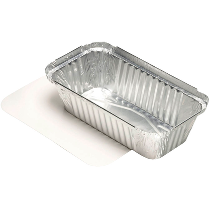 Artikelbild für STARPAK Aluschalen mit Deckel silber 700 ml, 50 St., Artikelnummer 242893