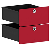 Artikelbild 1 für viasit System4 Schubladen rubinrot 37,5 x 37,5 x 37,5 cm, Artikelnummer 501664