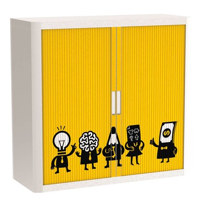 Artikelbild für PAPERFLOW easyOffice Business Rollladenschrank 62256 2 Fachböden 110,0 x 41,5 x 104,0 cm, Artikelnummer 210357