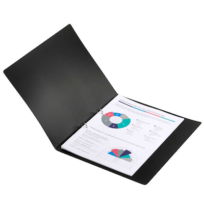 Artikelbild 3 für PAGNA Lucy Colours Ringbuch 2-Ringe schwarz 3,3 cm DIN A4, 1 St., Artikelnummer 369797