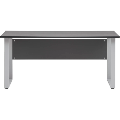 Artikelbild 4 für MÖBELPARTNER 1500 Schreibtisch anthrazit rechteckig, Kufen-Gestell silber 160,0 x 75,0 cm, Artikelnummer 184017