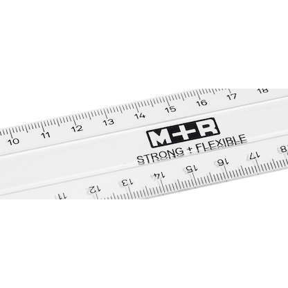Artikelbild 4 für M + R Lineal STRONG + FLEXIBLE 30,0 cm, glasklar, Artikelnummer 205662