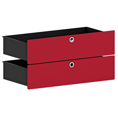 Artikelbild für viasit System4 Schubladen rubinrot 75,0 x 37,5 x 37,5 cm, Artikelnummer 501707