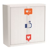 Artikelbild 1 für PAPERFLOW easyOffice Business Rollladenschrank 62272 2 Fachböden 110,0 x 41,5 x 104,0 cm, Artikelnummer 210298