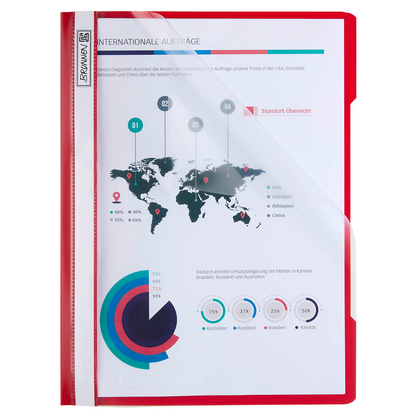 Artikelbild 3 für BRUNNEN Schnellhefter Kunststoff rot DIN A4 überbreit, 1 St., Artikelnummer 924567