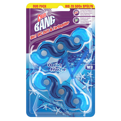 Artikelbild für CILLIT BANG 6in1 WC-Duftspüler Ozean Frische, 2 St., Artikelnummer 430672