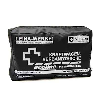 Artikelbild für LEINA-WERKE Erste-Hilfe-Tasche ecoline DIN 13164 schwarz, Artikelnummer 673261